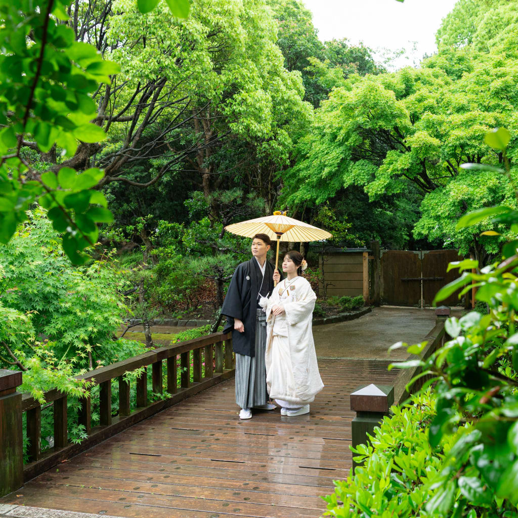 雨の日の見浜園！
