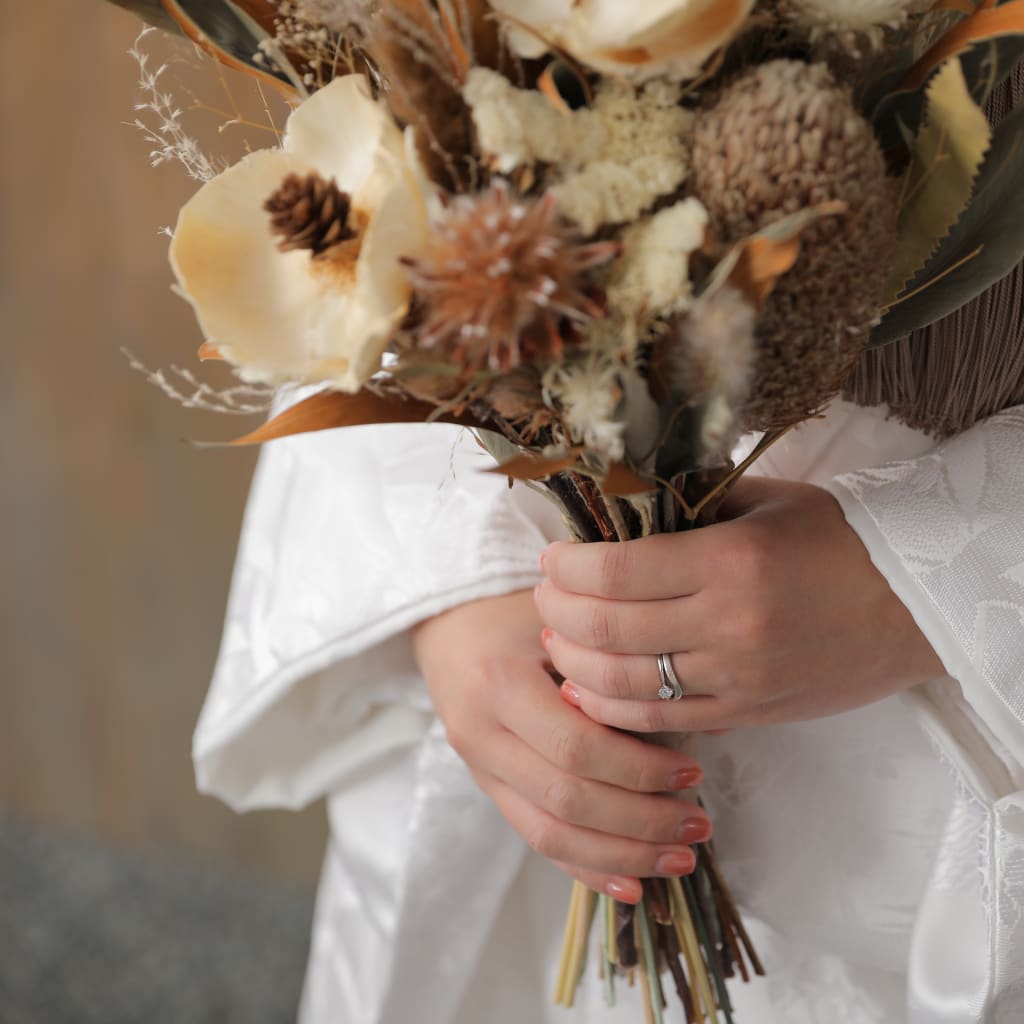 和装もブーケを！！！