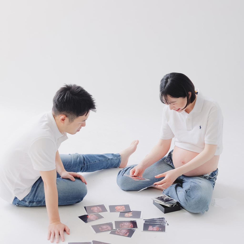 新たな命と共に再びスタジオへ：マタニティーフォト撮影