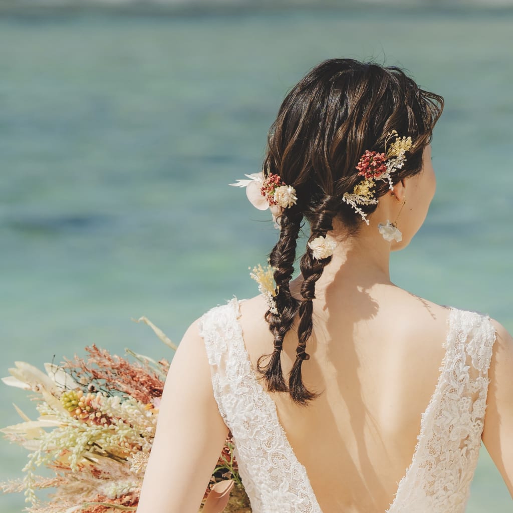 自然溢れる瀬底ビーチでおしゃれに♡