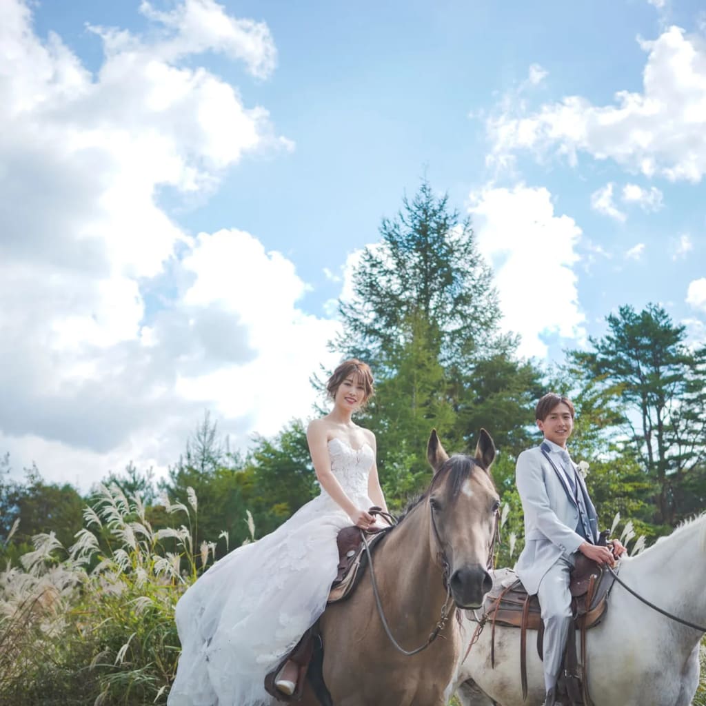 【富士店乗馬プランのご紹介】乗馬をしながら富士山との撮影も！