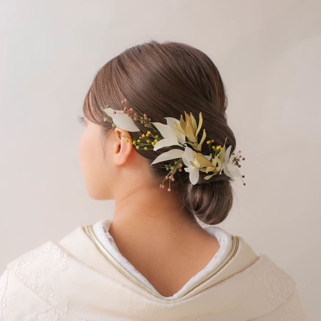 タイトなヘアスタイル