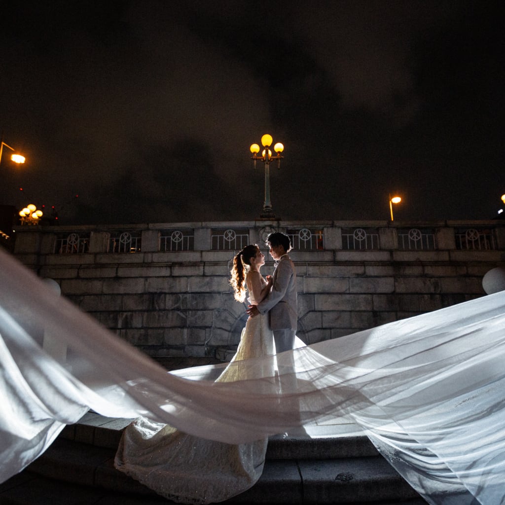 幻想的な世界を創り上げることができる洋装夜ロケ！