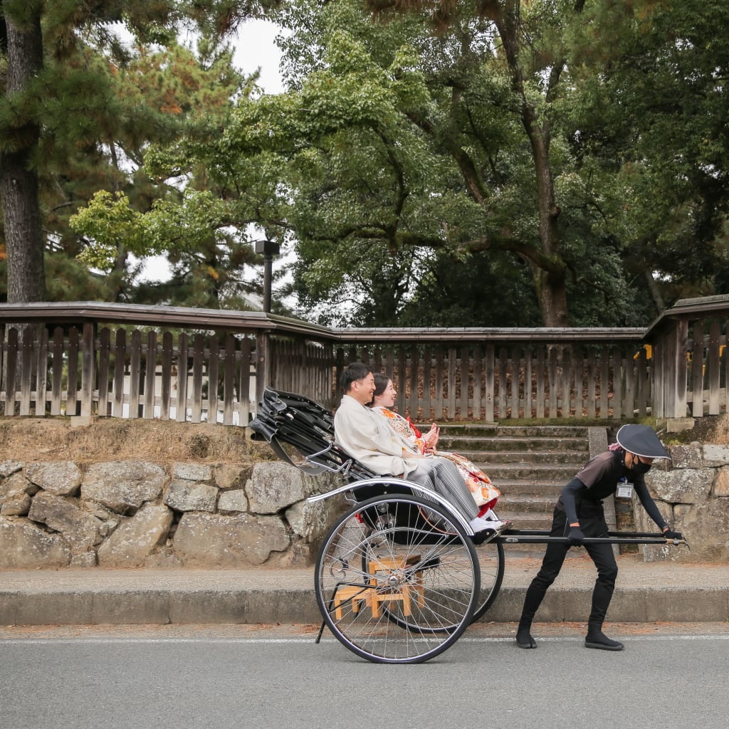 奈良の街並みを人力車で撮影してみませんか？