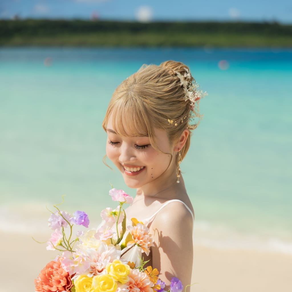 高めシニヨンヘア♪