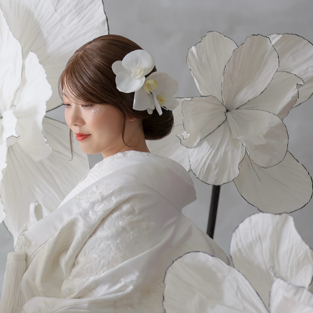 胡蝶蘭シンプルシニヨン