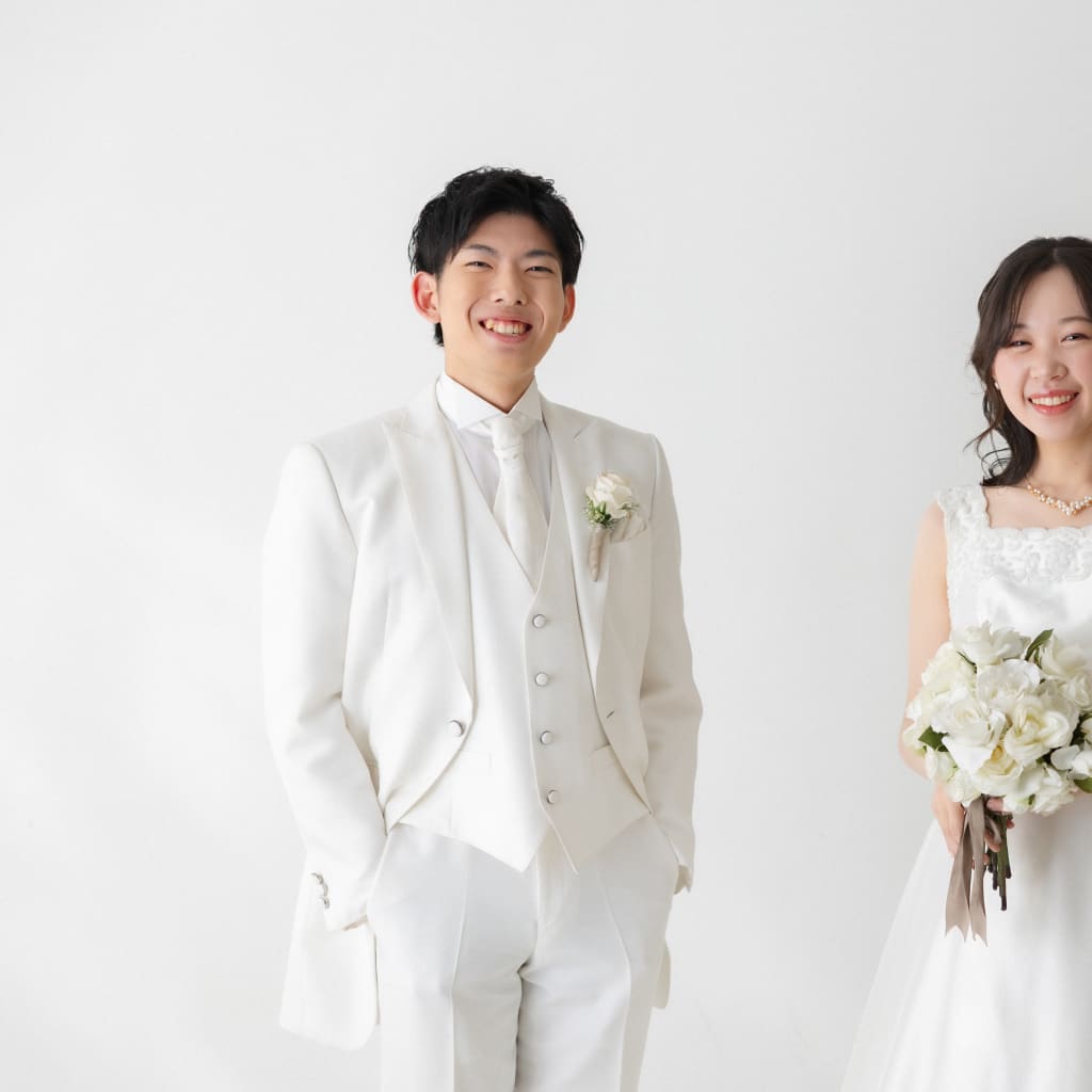 お二人らしいスタジオ撮影！