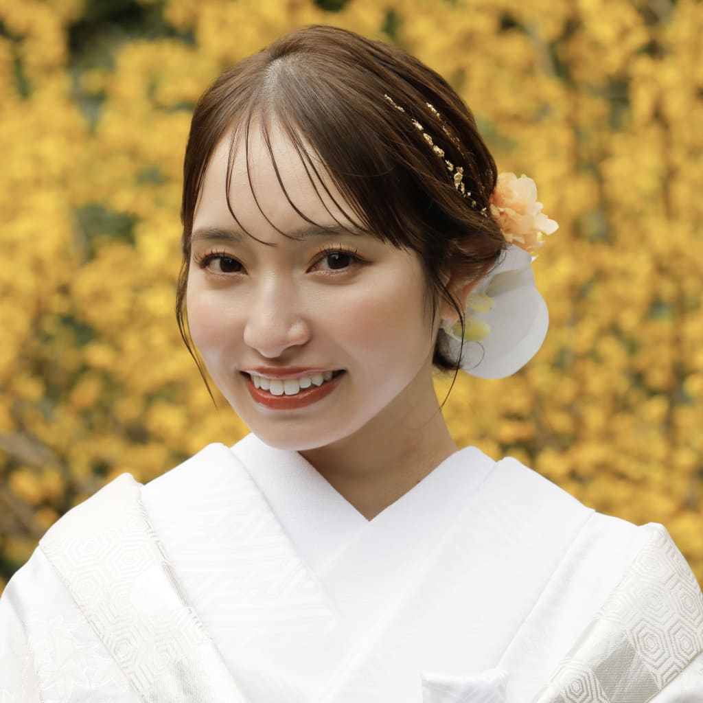 ナチュラルな和装ヘアスタイル