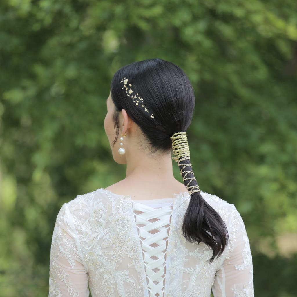 ヘアアクセサリーを使ったアレンジのご紹介