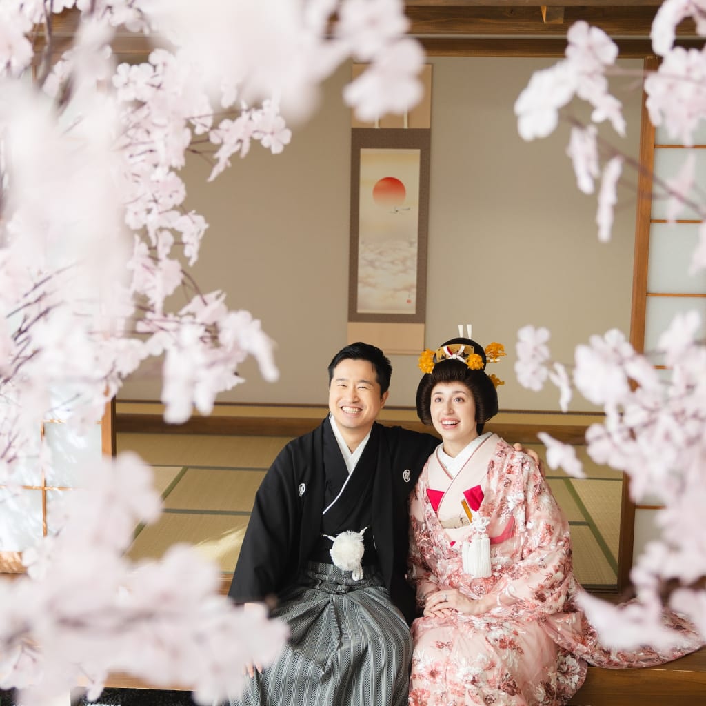 屋内庭園スタジオで