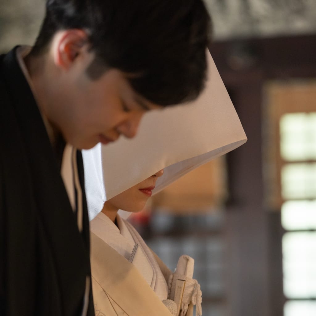 牛嶋神社で神前式フォト