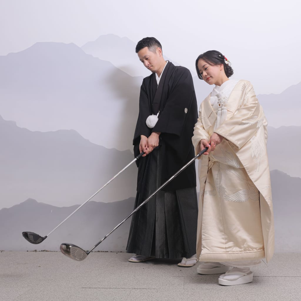 小物を使っておふたりらしいお写真を！