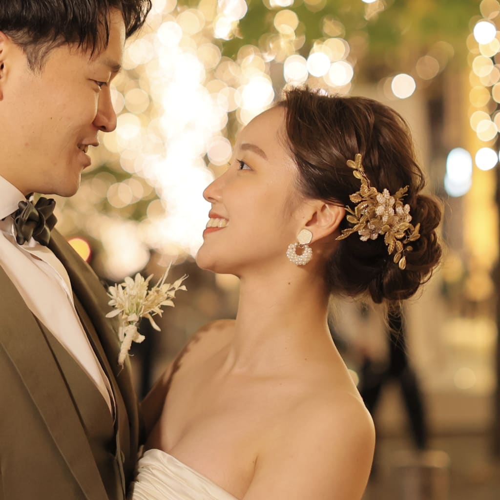 洋装へアスタイル　ミドルシニヨン　ご紹介