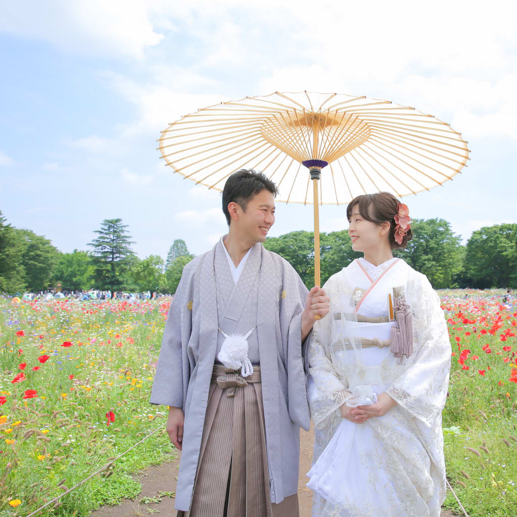 和装で昭和記念公園2ヶ所巡り！