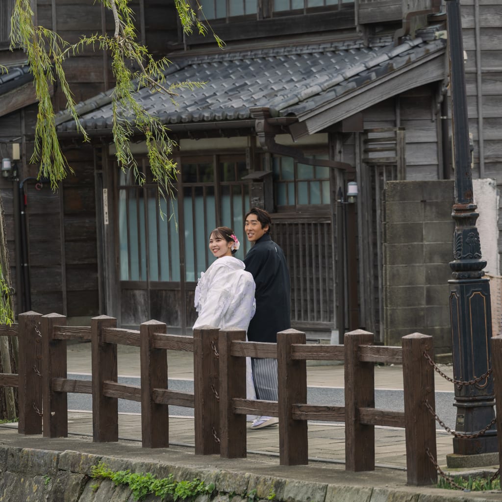 【スタジオAQUA】佐原の街並みでお二人らしく