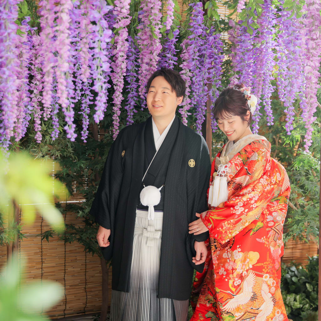 掛け替えで変わる花嫁スタイル♡白無垢と色打掛