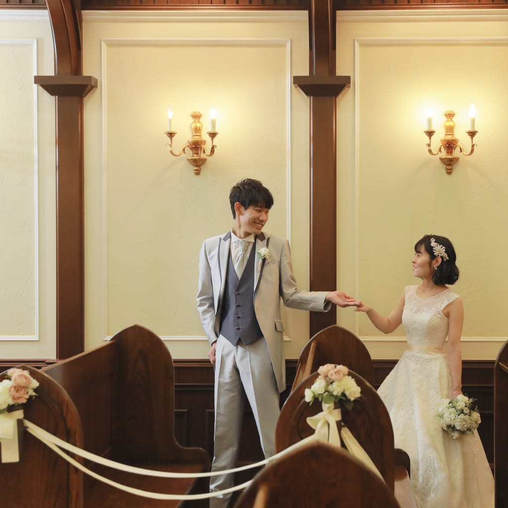 本格チャペルでフォトウェディング＊