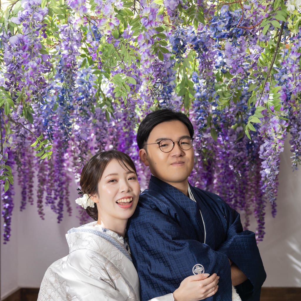 【スタジオAQUA】屋内庭園でお二人らしく！