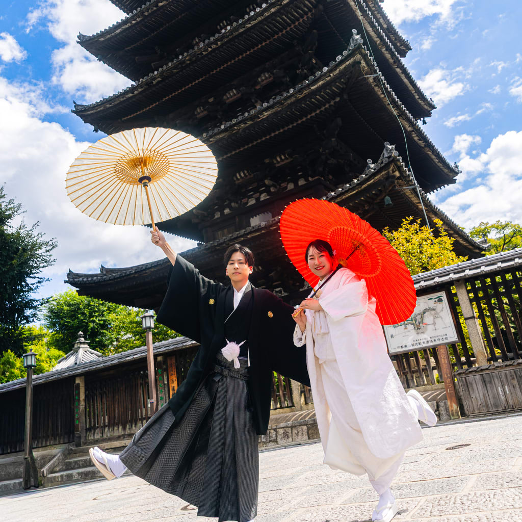 京都の名所を訪れる