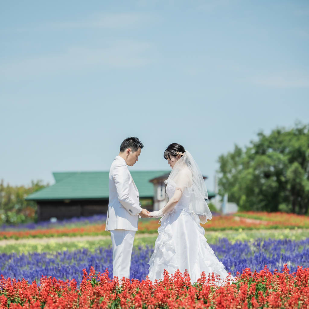 夢のようの景色で写真撮影！