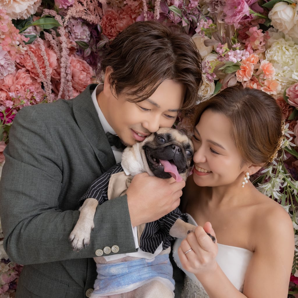 【スタジオAQUA】愛するワンちゃんと一緒に♪