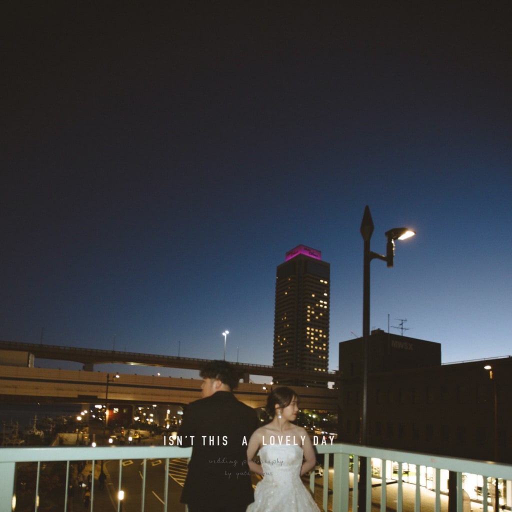 夜景_洋装ロケーション撮影