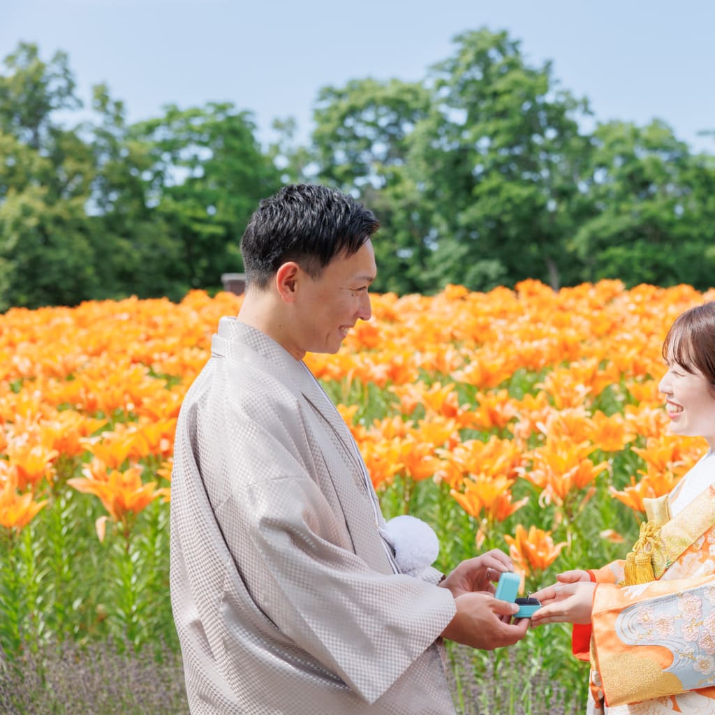 日本庭園がある百合が原公園