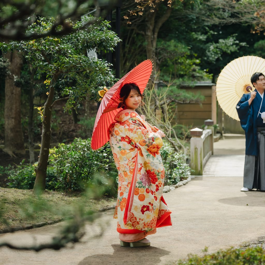 【スタジオAQUA】緑残る庭園
