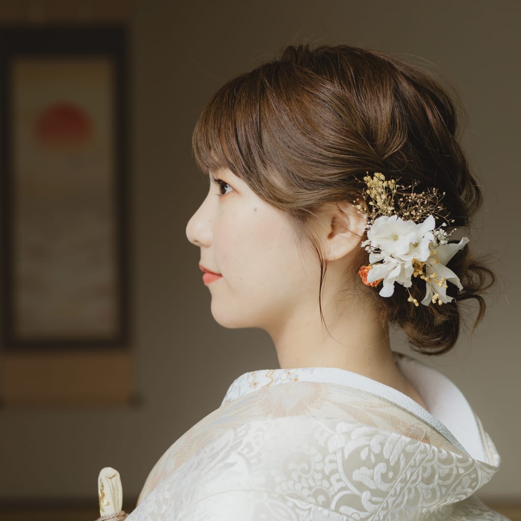 ヘアーも衣装に合わせてチェンジ☆