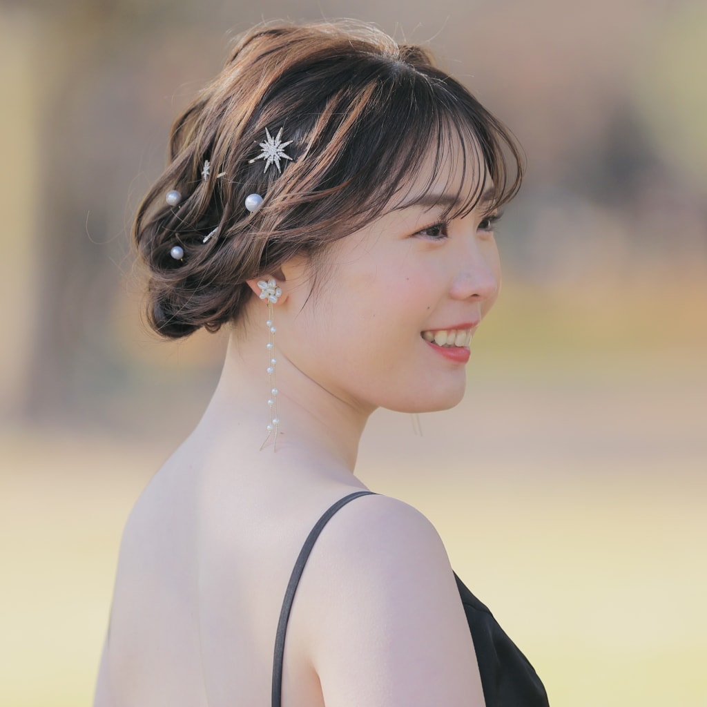 ゆるめツインシニヨン