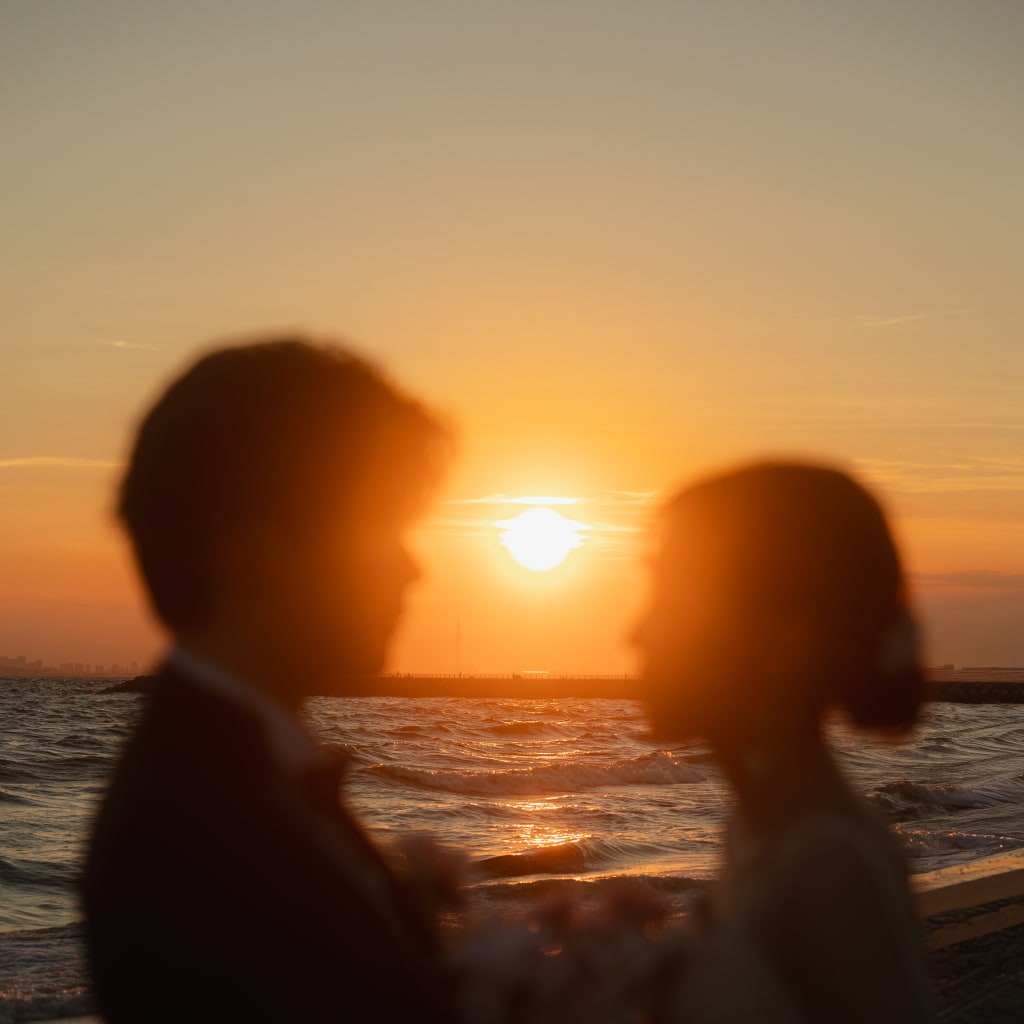 夕景の稲毛海浜公園🌅