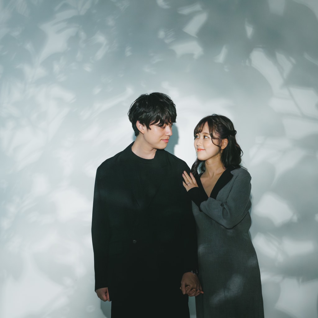 光と影のウェディングフォト