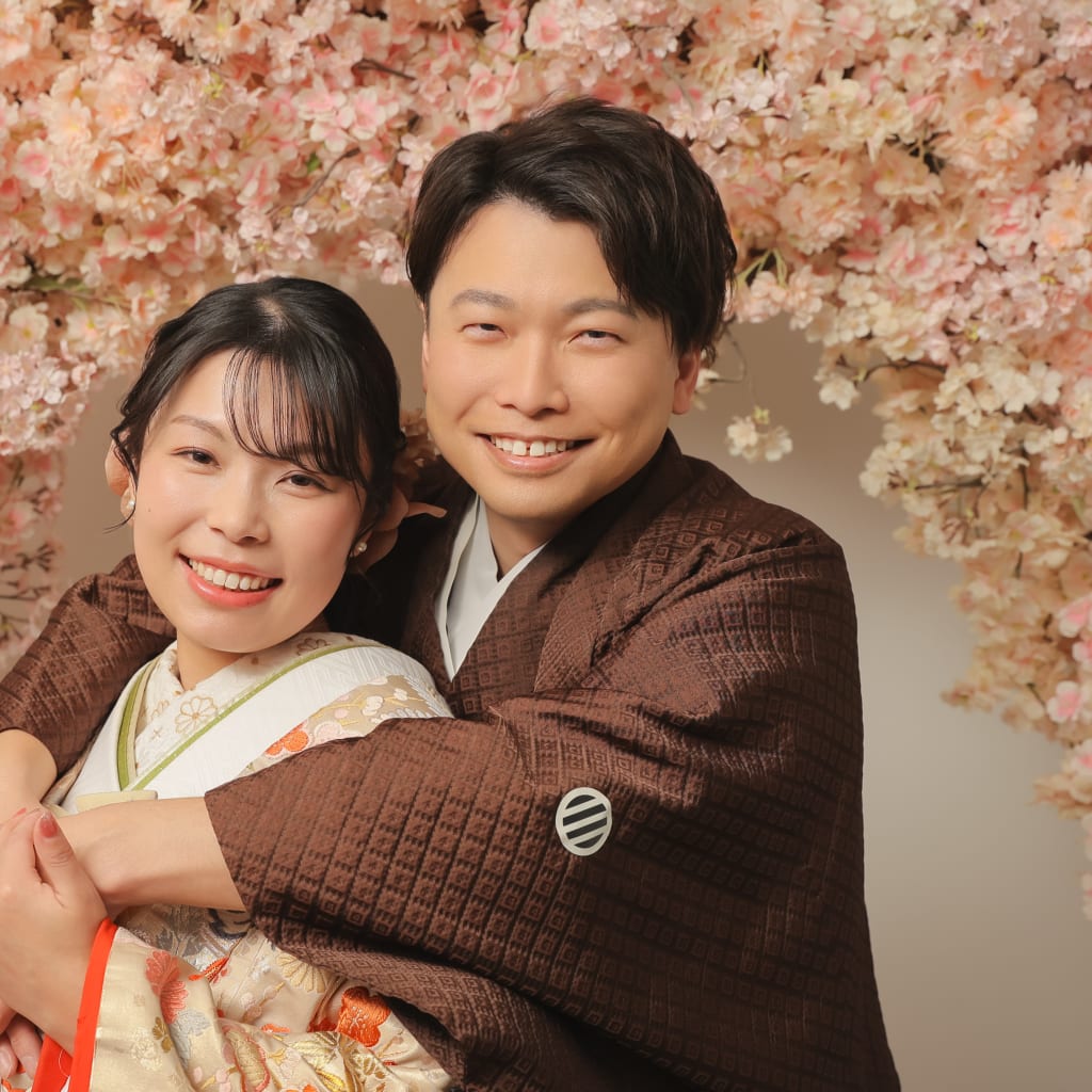 素敵な笑顔で和装撮影！