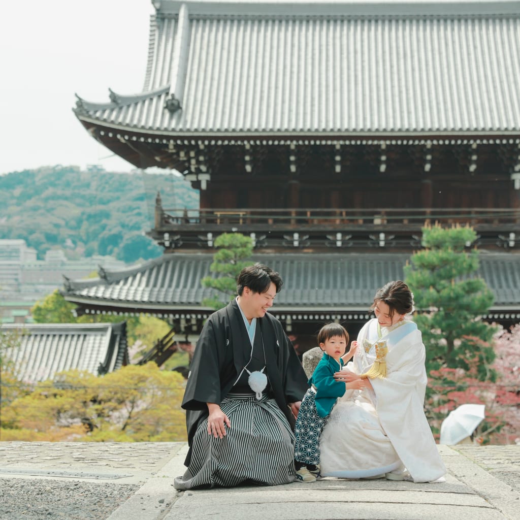 ご家族揃って仲良く春の金戒光明寺＾＾