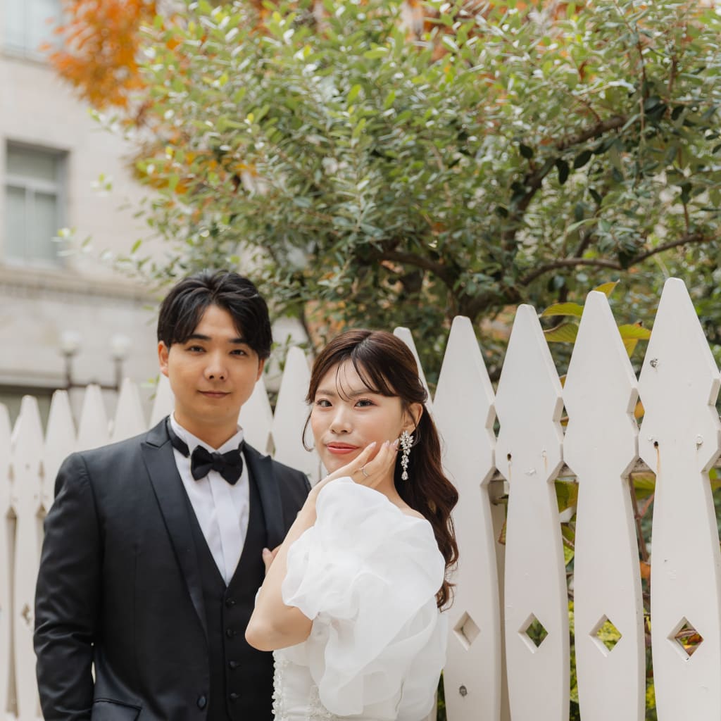 季節を感じる居留地撮影