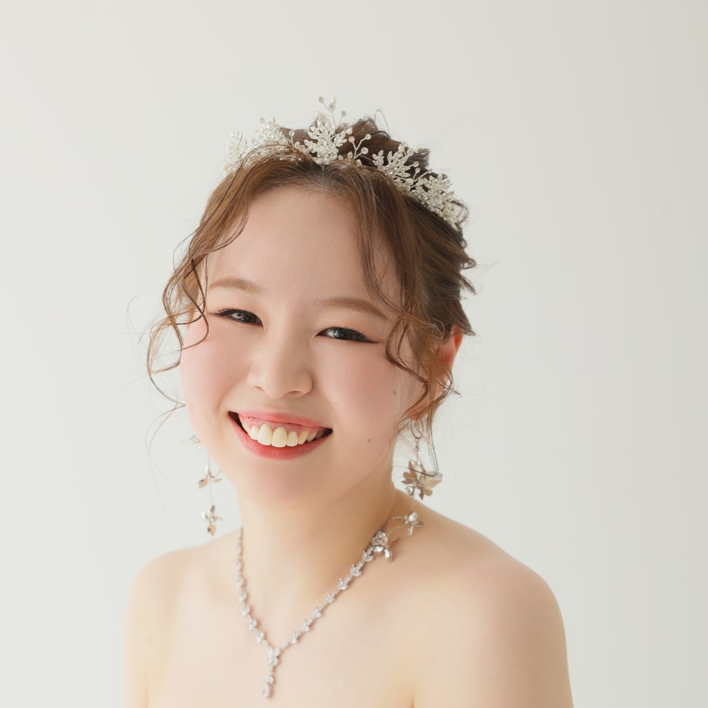 前髪くるくるアップスタイル