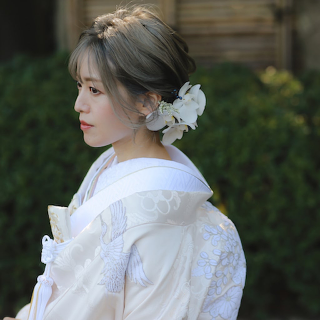 ゆるふわアップスタイル