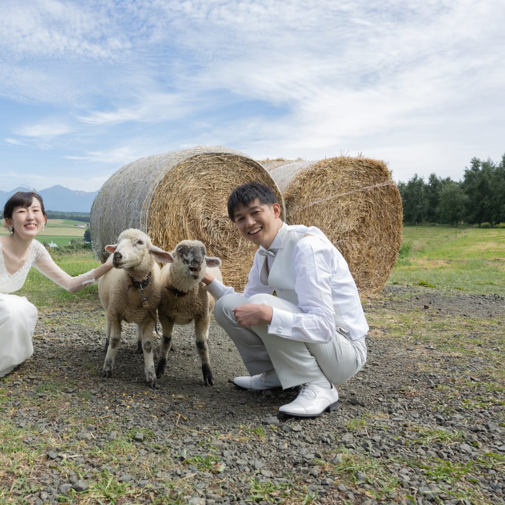 動物と一緒に撮影！！！