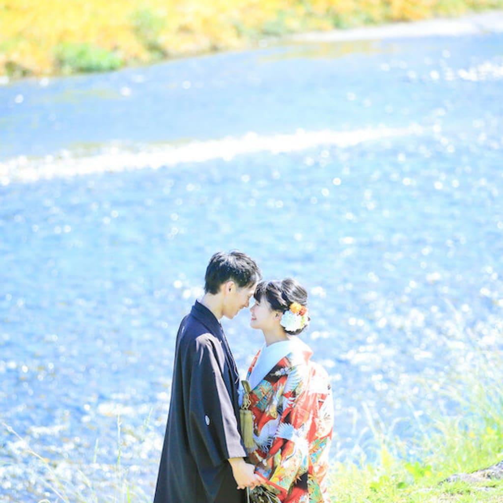 夏は和装&洋装ロケーションも爽やかに!!!【鴨川】