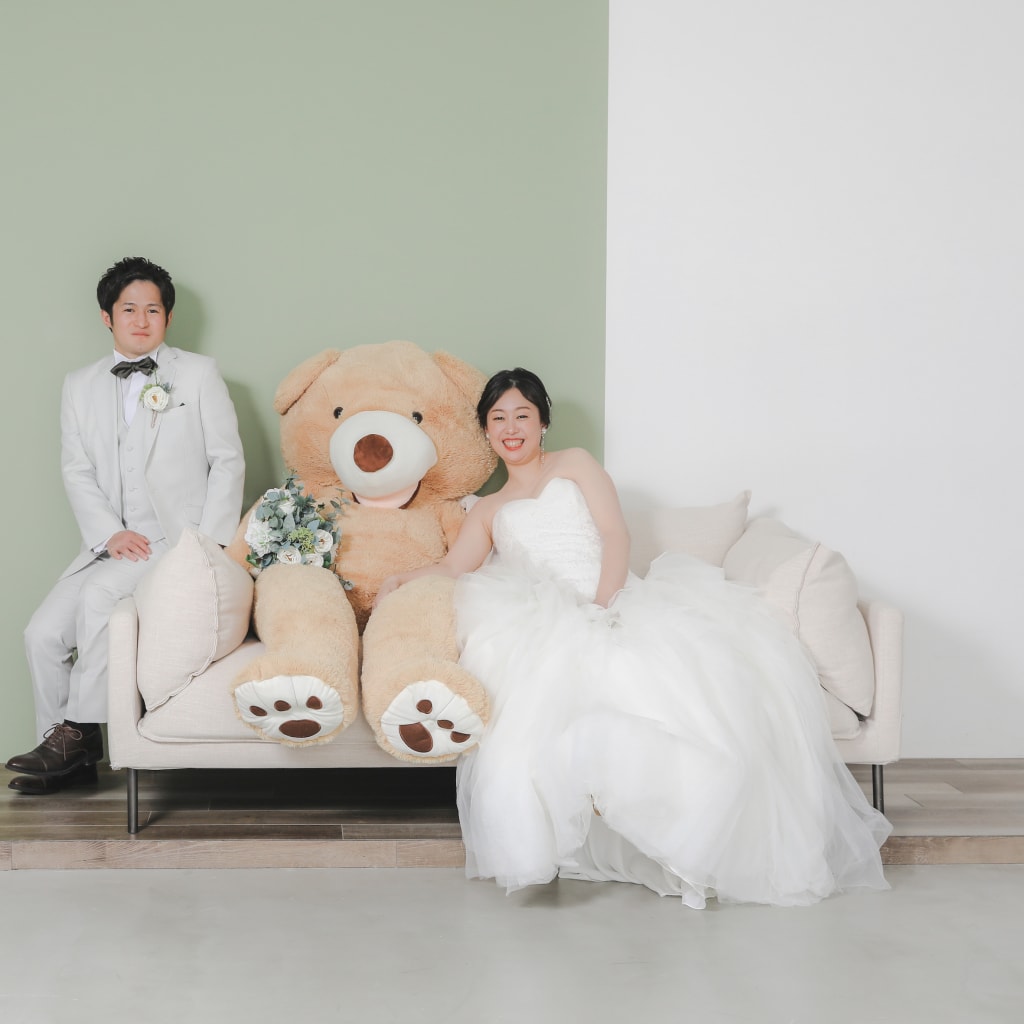 お2人ならではの撮影アイテムで、、♡