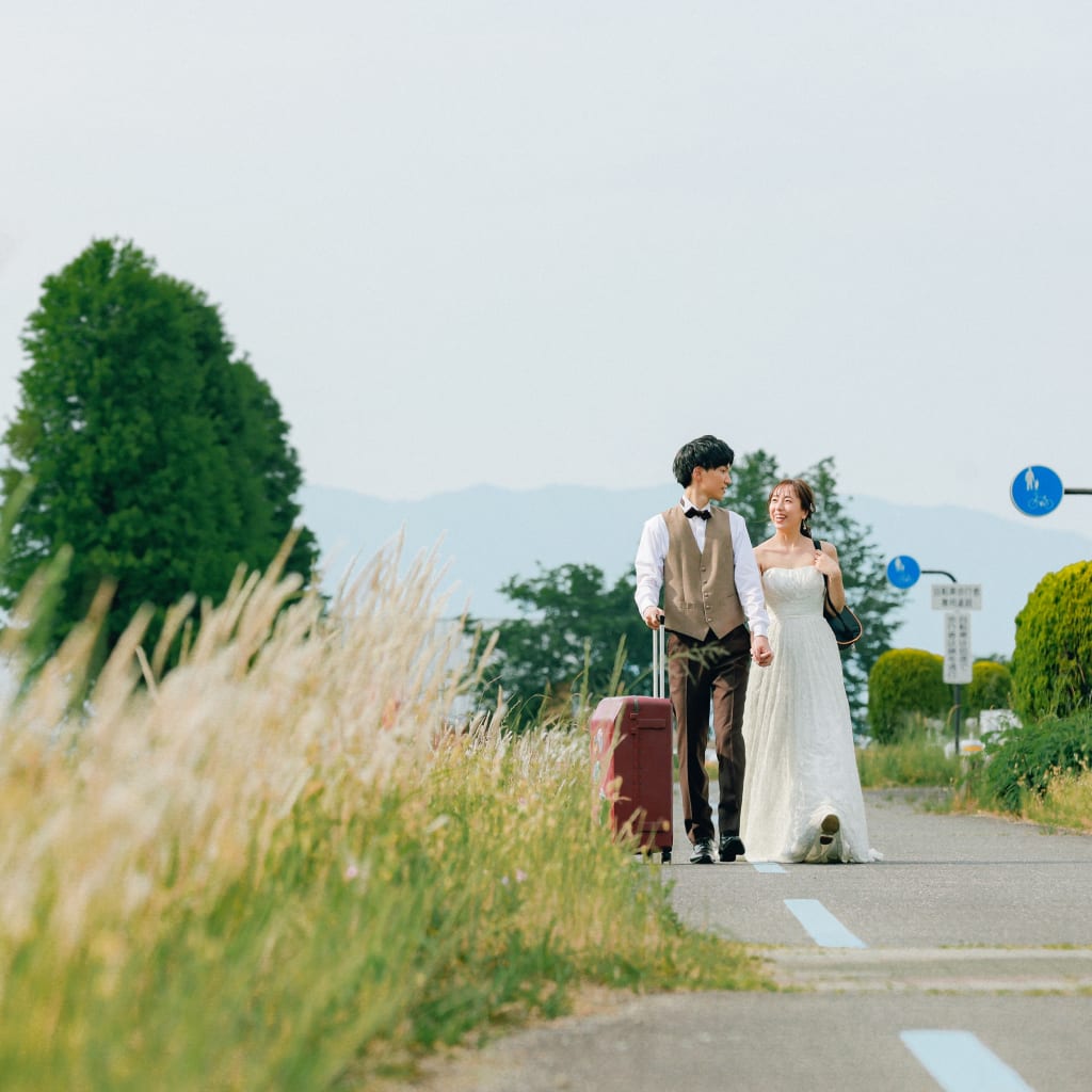 本当に琵琶湖！？初夏を感じるロケーションでwedding photo♪