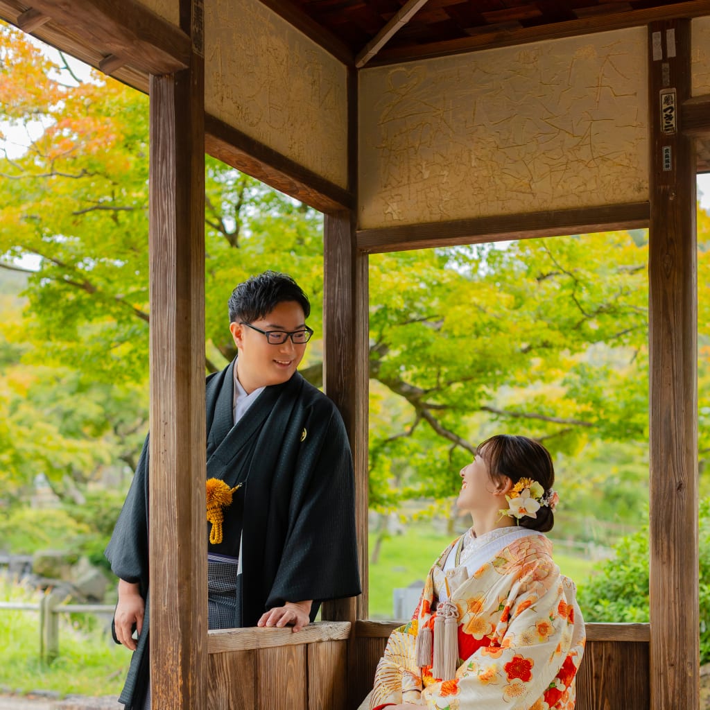 円山公園とスタジオでいいとこ取りの撮影♪