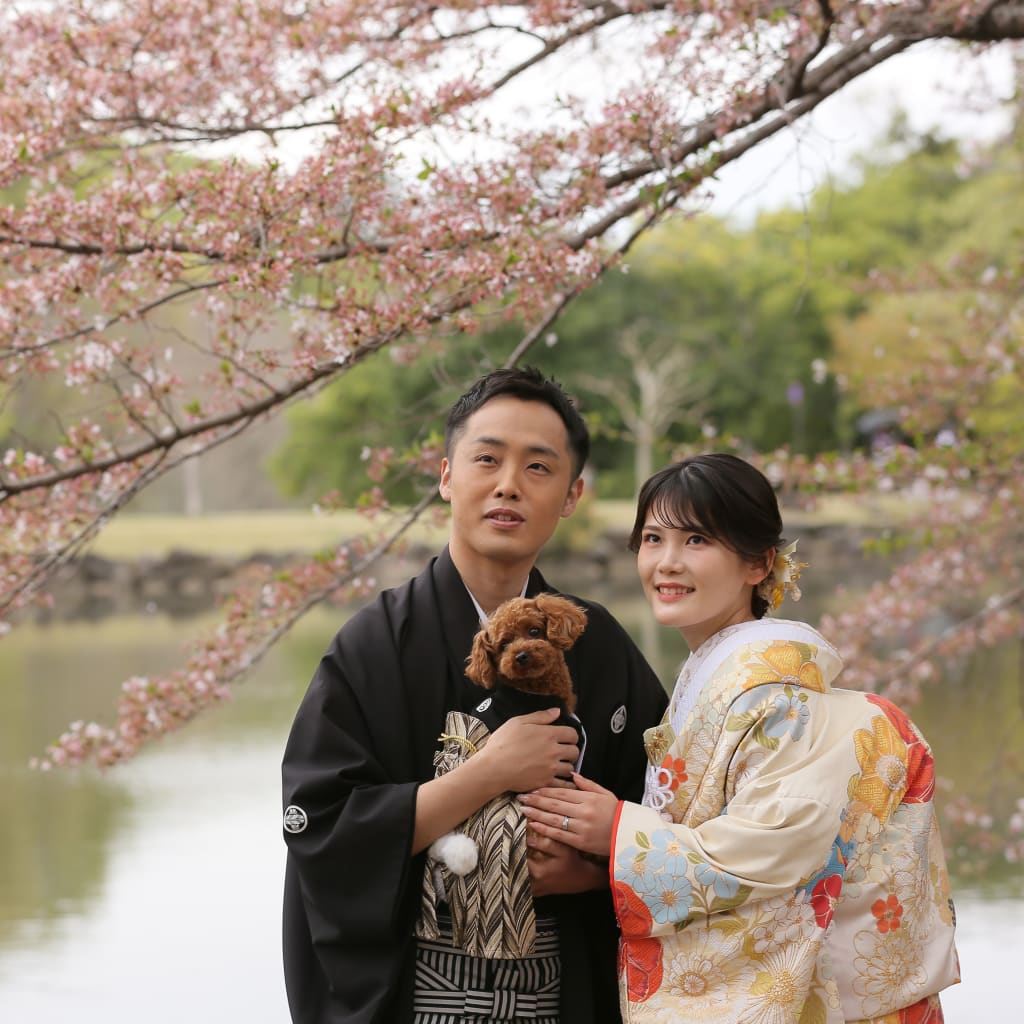 ペットとウエディングフォト