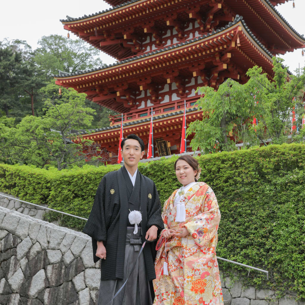 大切なご家族と和装で記念撮影！