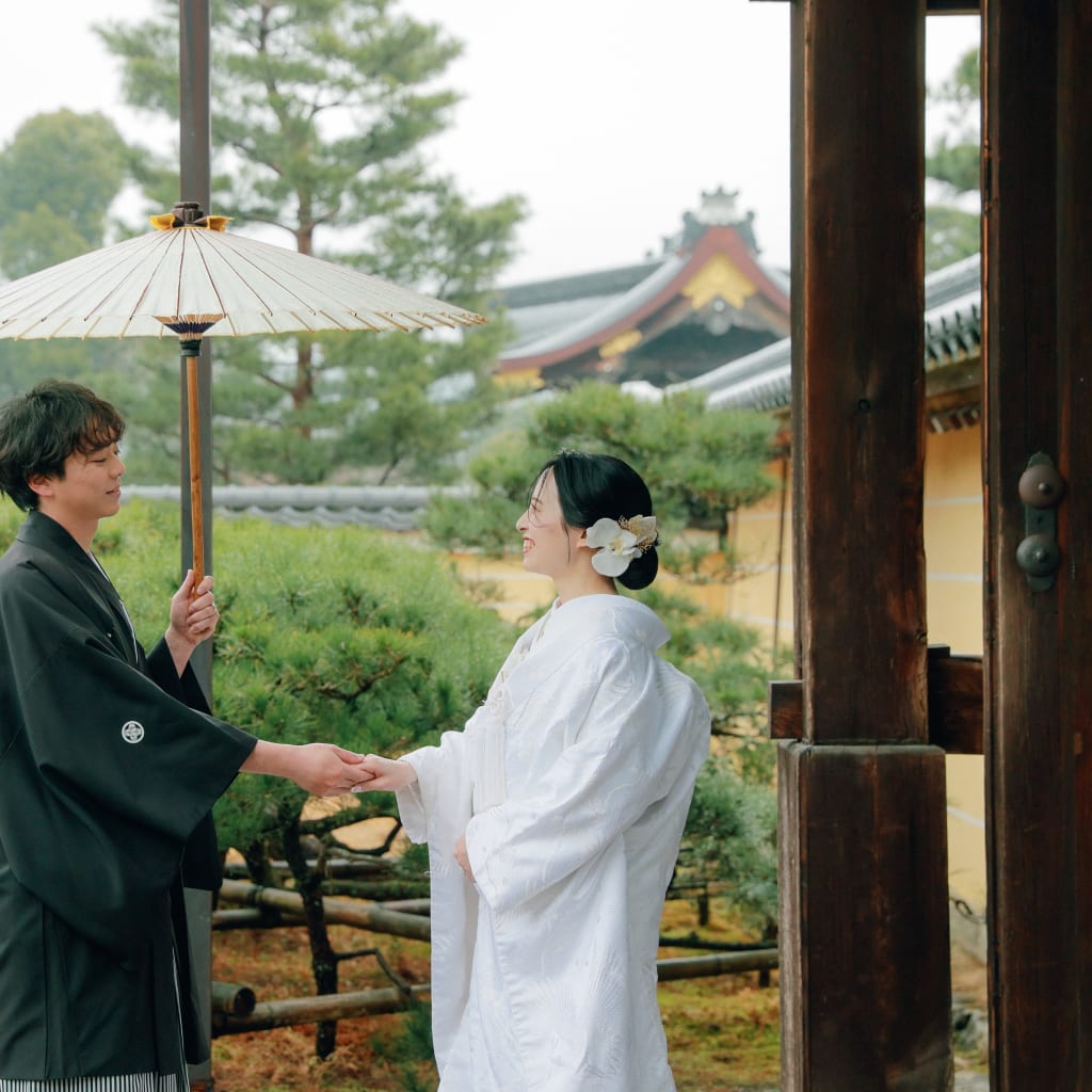 白無垢と色打掛どちらも撮りたい新婦様に♪