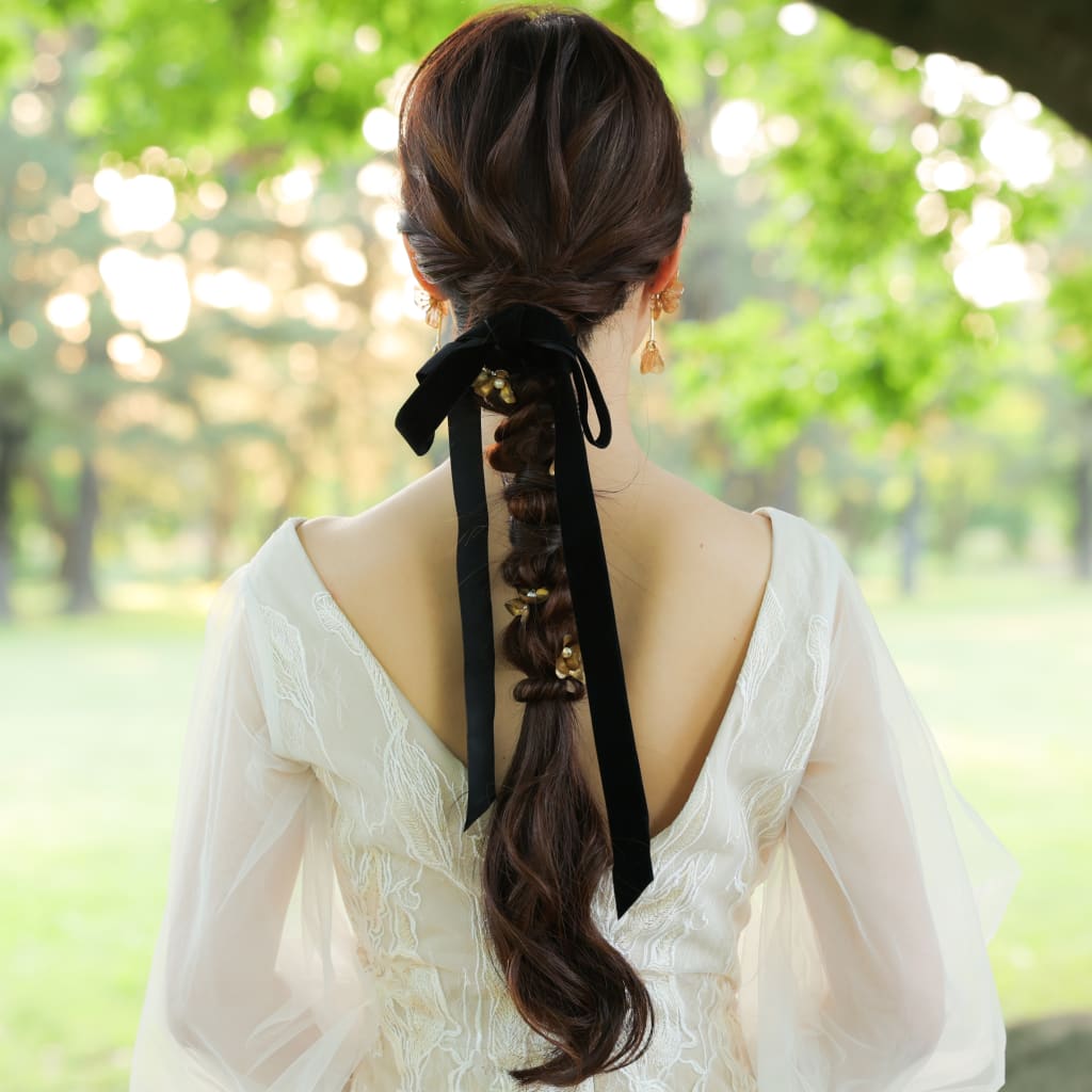 洋装ヘアアレンジ