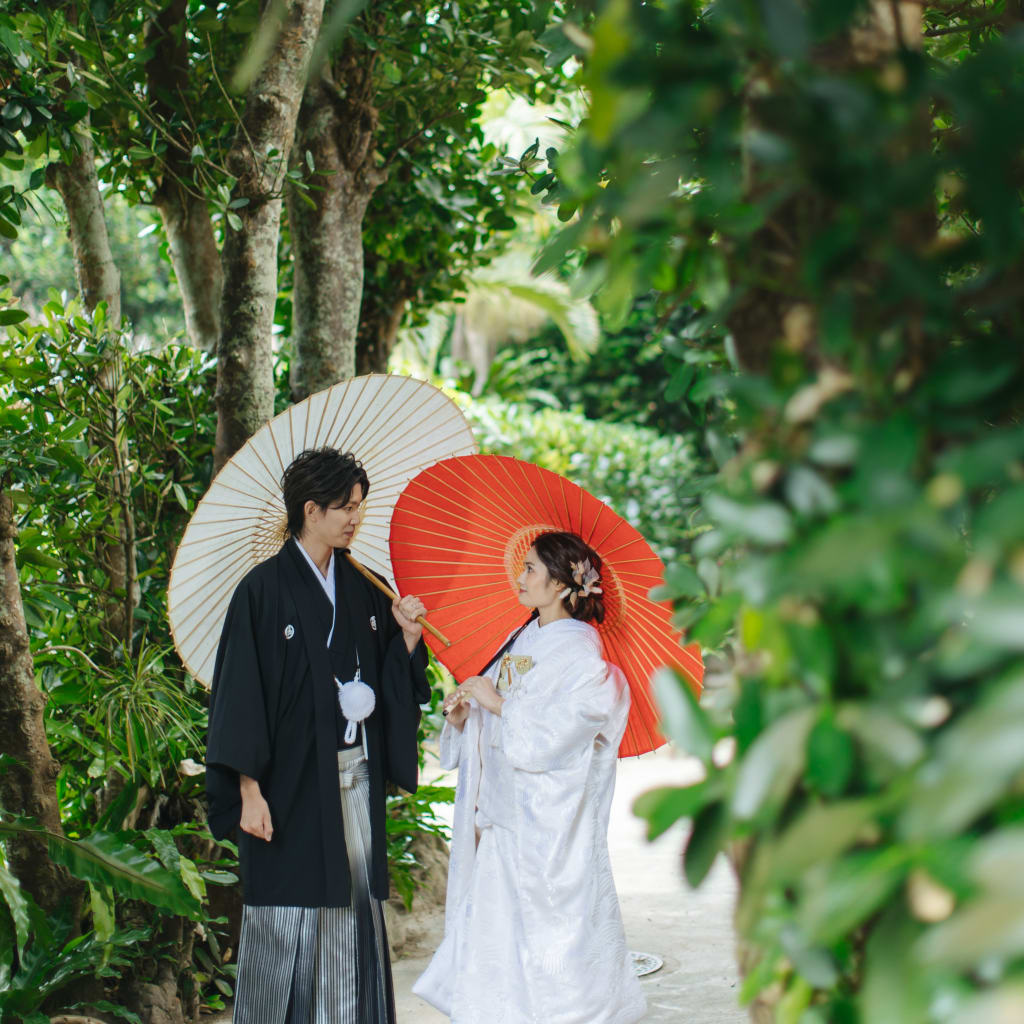 フクギ並木にて和装撮影♪