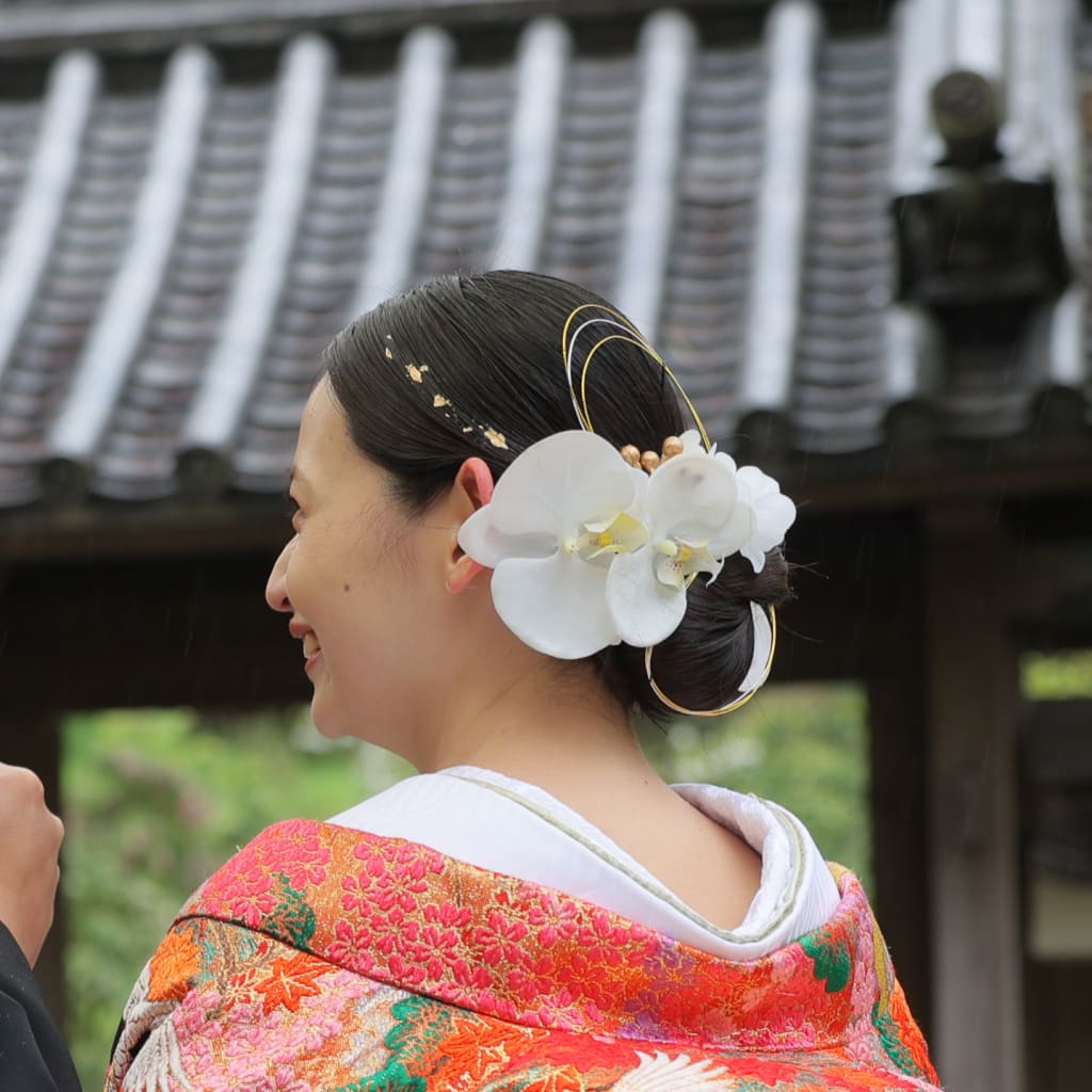 ツヤっとシニヨン