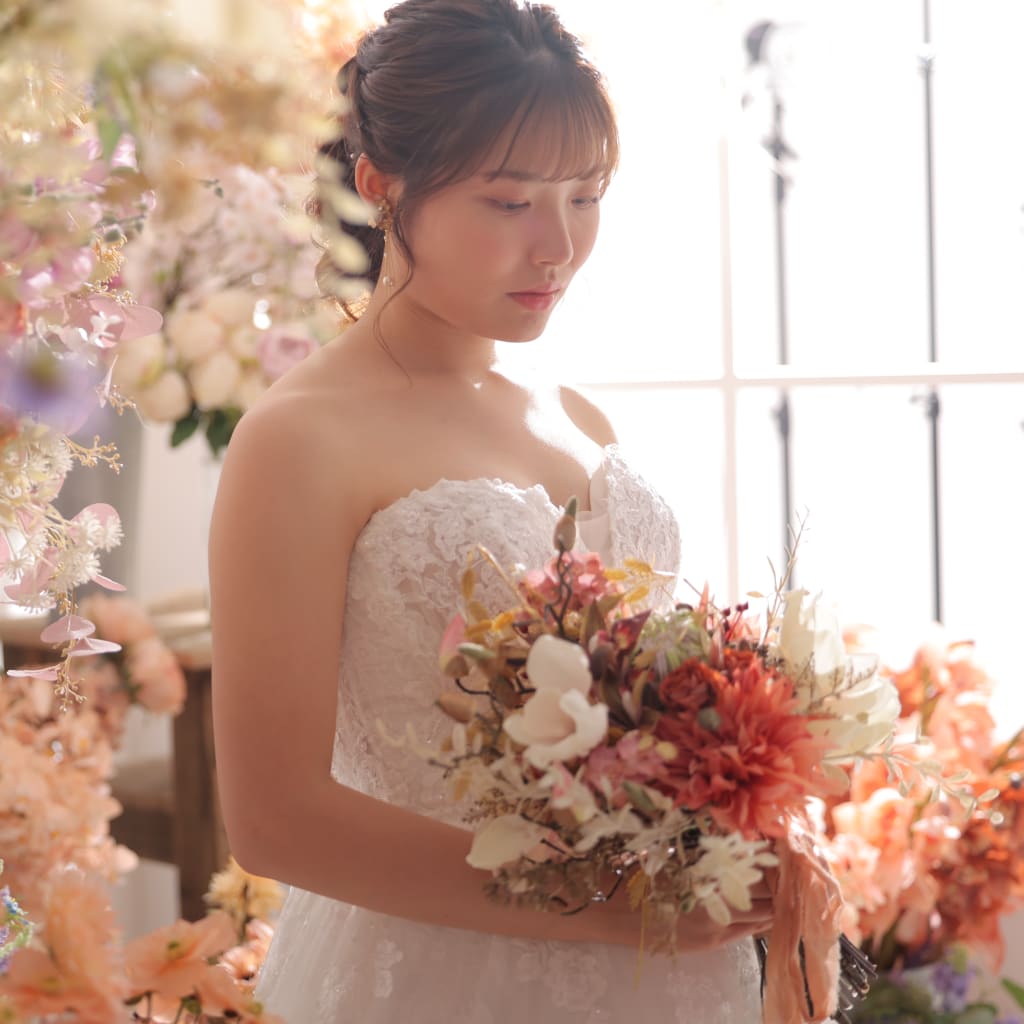 たくさんのお花に囲まれて