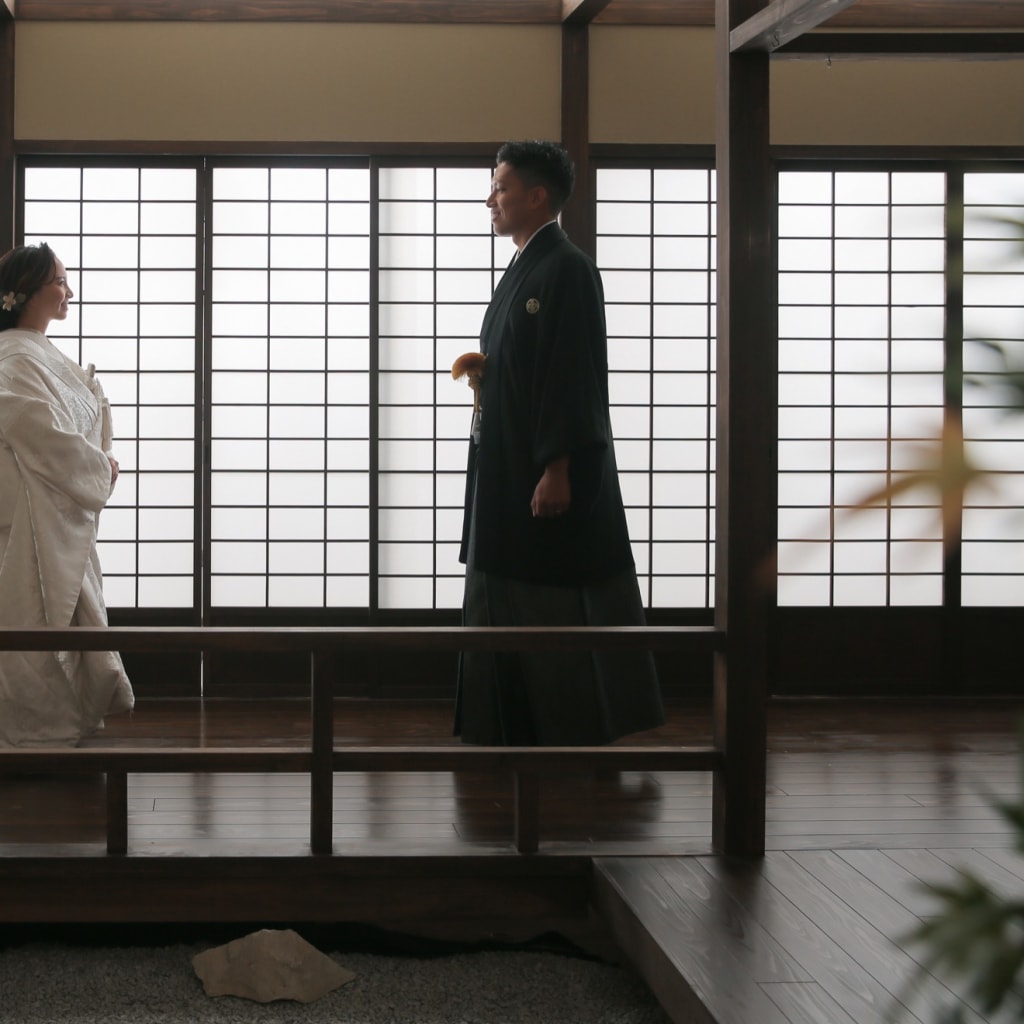 貸切の和室で自由に、おふたりらしく！